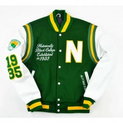 Norfolk State University Green Varsity Jacket Norfolk State University Green Varsity Jacket