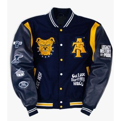 North Carolina A&T Aggie Pride Varsity Jacket North Carolina A&T Aggie Pride Varsity Jacket