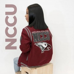 North Carolina A&M University Unisex Maroon Varsity Jacket North Carolina A&M University Unisex Maroon Varsity Jacket