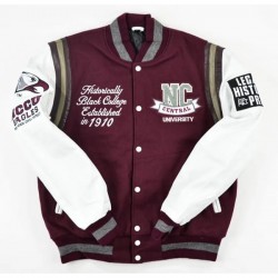 North Carolina Central University Varsity Jacket North Carolina Central University Varsity Jacket
