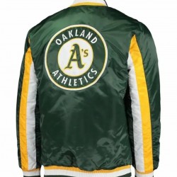 Oakland Athletics The Ace Green Varsity Jacket