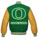 Oregon Ducks Green and Yellow Varsity Jacket