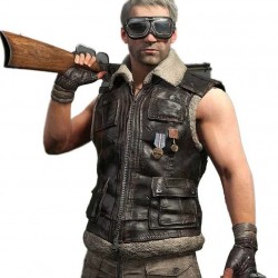 PUBG Brown Leather Vest