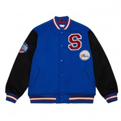 Philadelphia 76ers Team Legacy Varsity Wool Jacket
