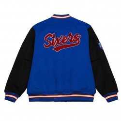 Philadelphia 76ers Team Legacy Varsity Wool Jacket Philadelphia 76ers Team Legacy Varsity Wool Jacket
