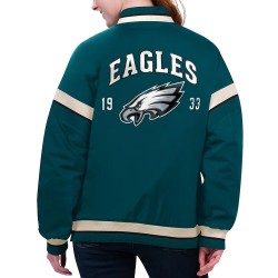 Philadelphia Eagles Tournament Midnight Green Varsity Jacket