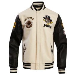 Pittsburgh Pirates Retro Classic Rib Wool Varsity Jacket