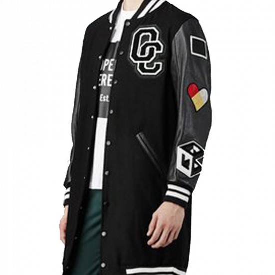 Post To Be Omarion OC Long Varsity Jacket