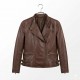 Resident Evil Requiem Grace Ashcroft Brown Leather Jacket