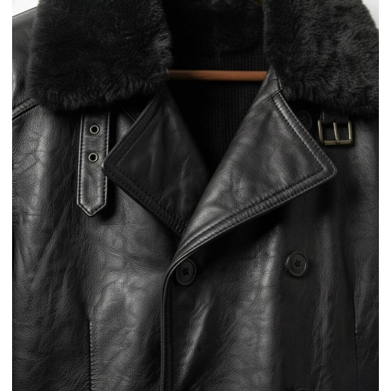 Leon S Kennedy RE9 Black Leather Jacket – Resident Evil Requiem Inspired Cosplay Costume Coat Leon S Kennedy RE9 Black Leather Jacket – Resident Evil Requiem Inspired Cosplay Costume Coat