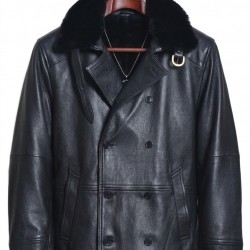 Leon S Kennedy RE9 Black Leather Jacket – Resident Evil Requiem Inspired Cosplay Costume Coat