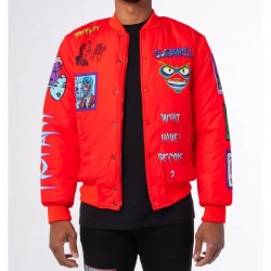 Red Mutant Bomber Jacket Red Mutant Bomber Jacket