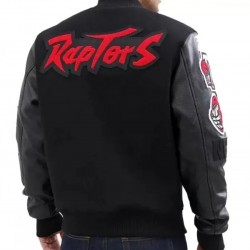 Raptors Toronto Black Varsity Jacket