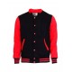 Red and Black Letterman Bomber Varsity Jacket Red and Black Letterman Bomber Varsity Jacket