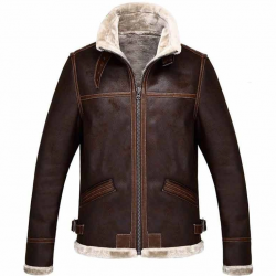 Resident Evil 4 Shearling Leather Jacket Resident Evil 4 Shearling Leather Jacket