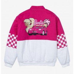 Rev Up Your Style with the Barbie Checkered Racing Jacket - Limited Stock