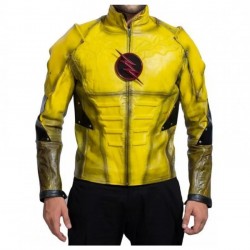 Reverse Flash Leather Costume Jacket