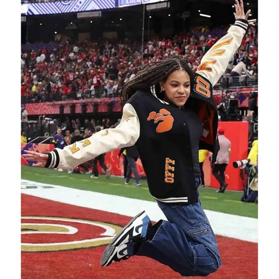 Rumi Carter Super Bowl LVIII Wool Varsity Jacket Rumi Carter Super Bowl LVIII Wool Varsity Jacket