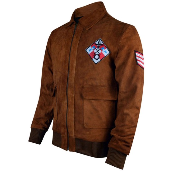 Ryo Hazuki Bomber Jacket with Tiger Patch Ryo Hazuki Bomber Jacket with Tiger Patch