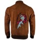 Ryo Hazuki Bomber Jacket with Tiger Patch Ryo Hazuki Bomber Jacket with Tiger Patch