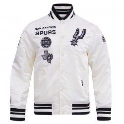 San Antonio Spurs Retro Classic Varsity Satin Jacket