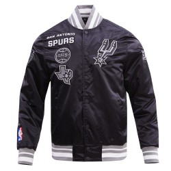 San Antonio Spurs Retro Classic Varsity Satin Jacket