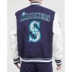 Seattle Mariners Retro Classic Wool Varsity Jacket