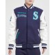 Seattle Mariners Retro Classic Wool Varsity Jacket