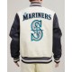 Seattle Mariners Retro Classic Wool Varsity Jacket