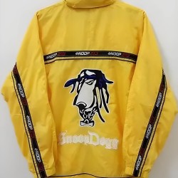 Snoop Dogg Vintage Yellow Parachute Jacket Snoop Dogg Vintage Yellow Parachute Jacket