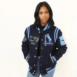 Spelman A&M University Navy Blue Varsity Jacket