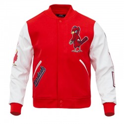 St. Louis Cardinals Classic Red Wool Varsity Jacket St. Louis Cardinals Classic Red Wool Varsity Jacket