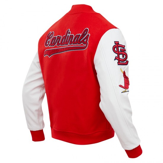 Thegenuineleather Cardinals St. Louis Red Varsity Jacket 