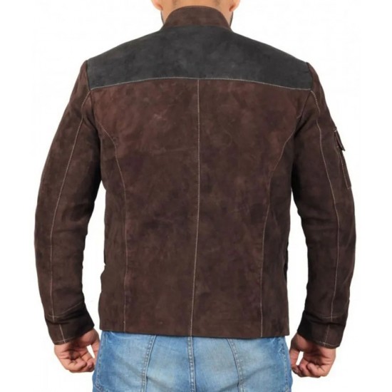 Star Wars Story Han Solo Suede Jacket Costume