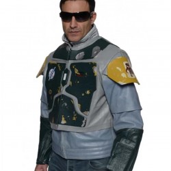 Star Wars The Mandalorian S02 Boba Fett Costume Jacket Star Wars The Mandalorian S02 Boba Fett Costume Jacket