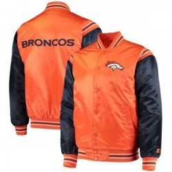 Starter Broncos Satin Varsity Jacket