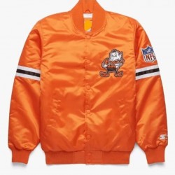 Starter Browns Gridiron Jacket