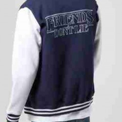 Stranger Things Friends Don’t Lie Unisex Varsity Jacket