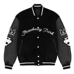 Strawberry Park Valentine’s Day Varsity Jacket