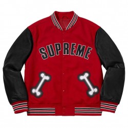 Supreme Bone Varsity Letterman Jacket