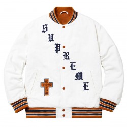 Supreme Cross Old English Corduroy Bomber Jacket