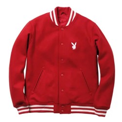 Supreme Playboy Varsity Wool Jacket