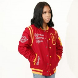 TUSKEGEE University Unisex Varsity Jacket TUSKEGEE University Unisex Varsity Jacket