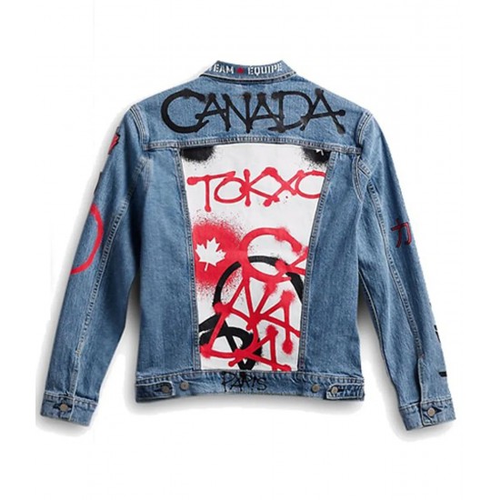 Team Canada Olympic 2021 Denim Jacket