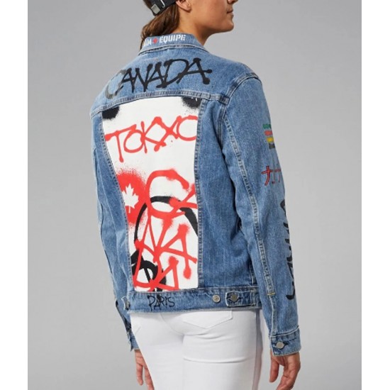 Team Canada Olympic 2021 Denim Jacket