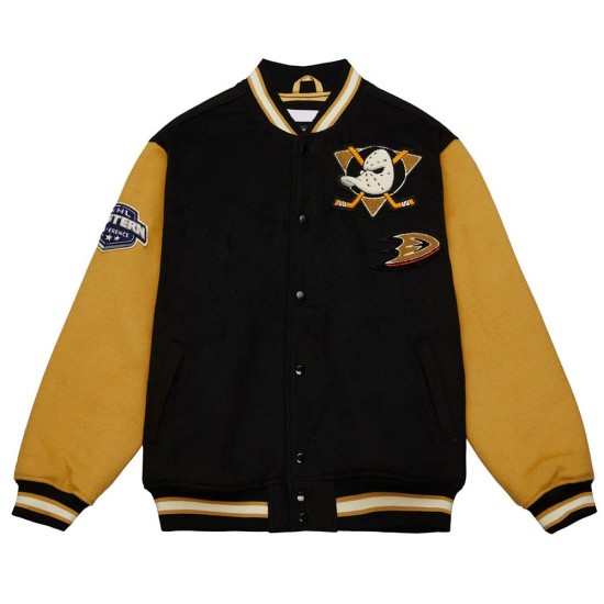 Team Legacy Anaheim Ducks Varsity Jacket Team Legacy Anaheim Ducks Varsity Jacket