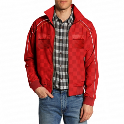 The Fall Guy Ryan Gosling Red Satin Bomber Jacket The Fall Guy Ryan Gosling Red Satin Bomber Jacket