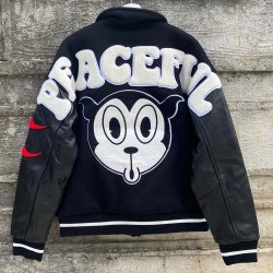 The Peaceful People Letterman Jacket