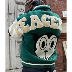 The Peaceful People Letterman Jacket