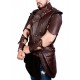 Chris Hemsworth Thor Ragnarok Brown Leather Vest with Removable Belts